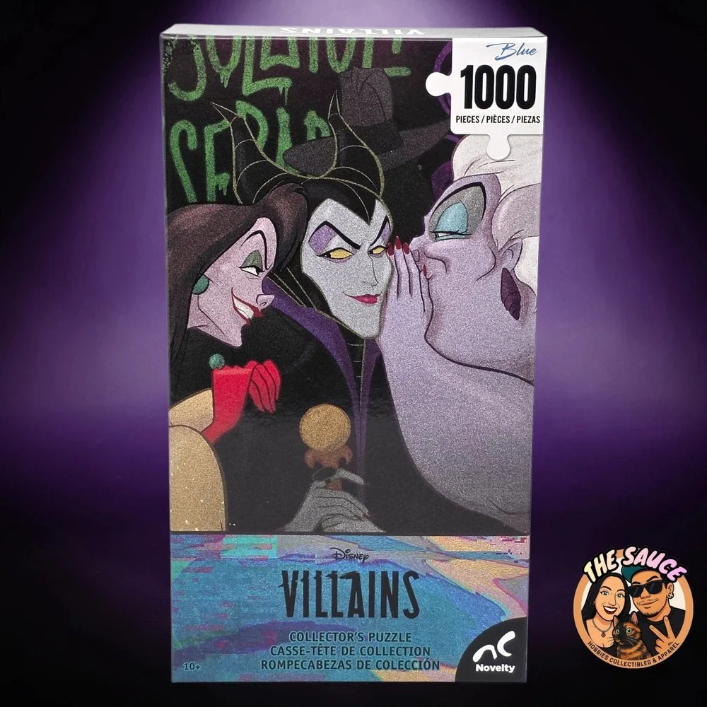Disney Villains Puzzle 1000pc Novelty Maleficent Ursula‎ Evil Goth Aesthetic